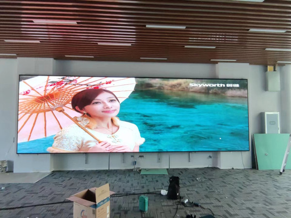 宜春市P1.53led小间距屏安装案例